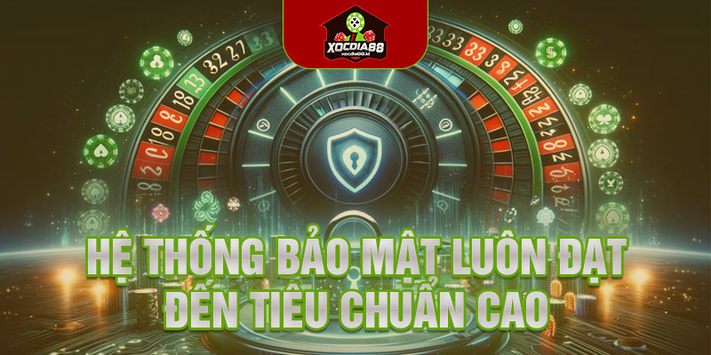 Hệ thống bảo mật luôn đạt đến tiêu chuẩn cao